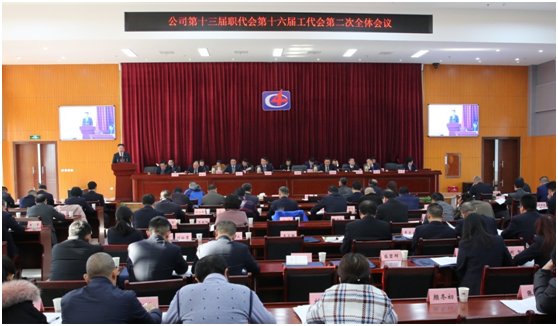 公司隆重召開第十三屆職代會、第十六屆工代會第二次會議