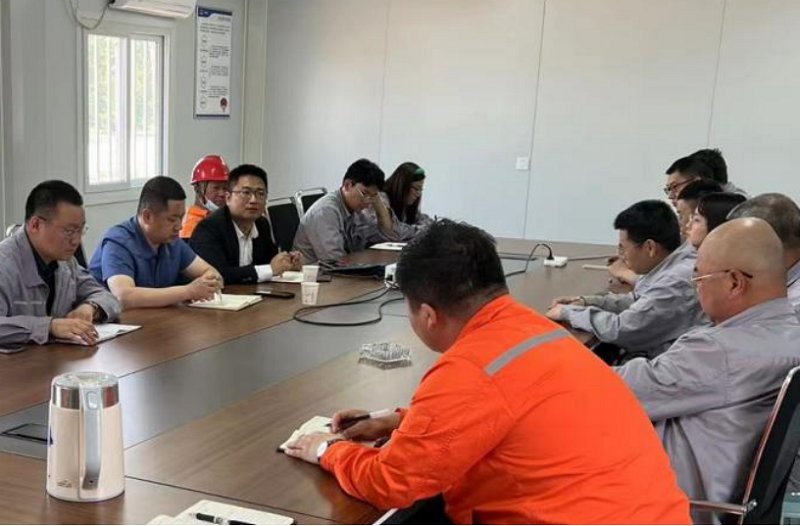 張勇帶班檢查華北公司日照旭科新材料、東營原油儲備項目
