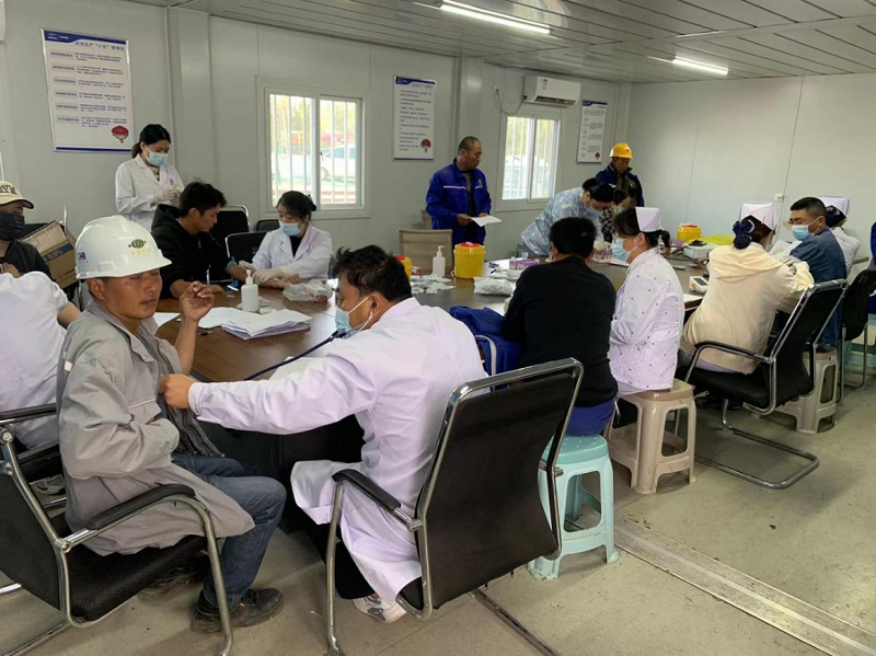 華北公司日照項目部開展“心系職工送健康、愛心體檢暖人心”活動
